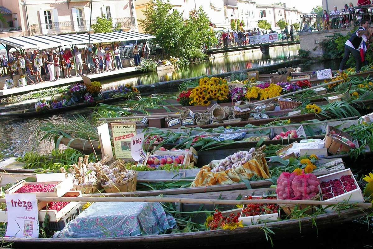 איל-סור-לה-סורג Gite De L'Olivier, Classe, Climatise, Jardin Avec Parking Gratuit Devant Le Logement Et A 5 Minutes Du Centre-Ville A Pied מראה חיצוני תמונה